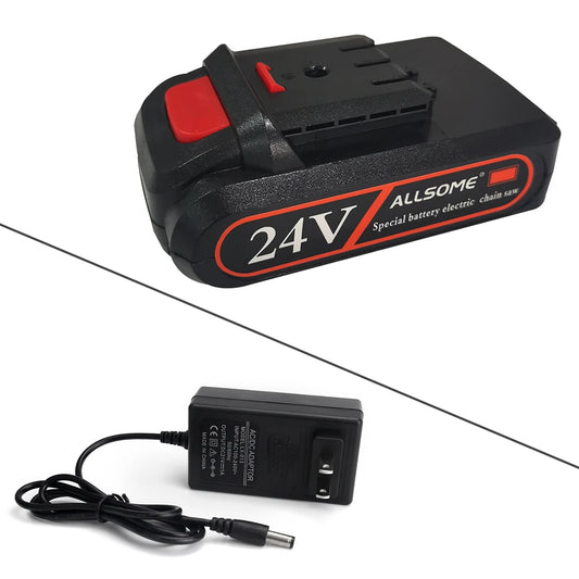 Mini Motosierra Portátil 24V con Batería Recargable