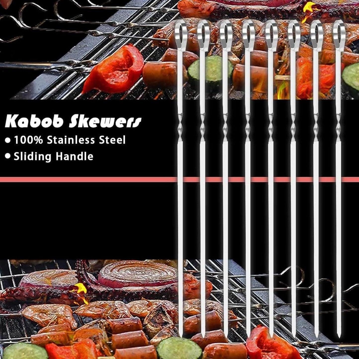 "Kit Completo de Parrilla en Acero Inoxidable"