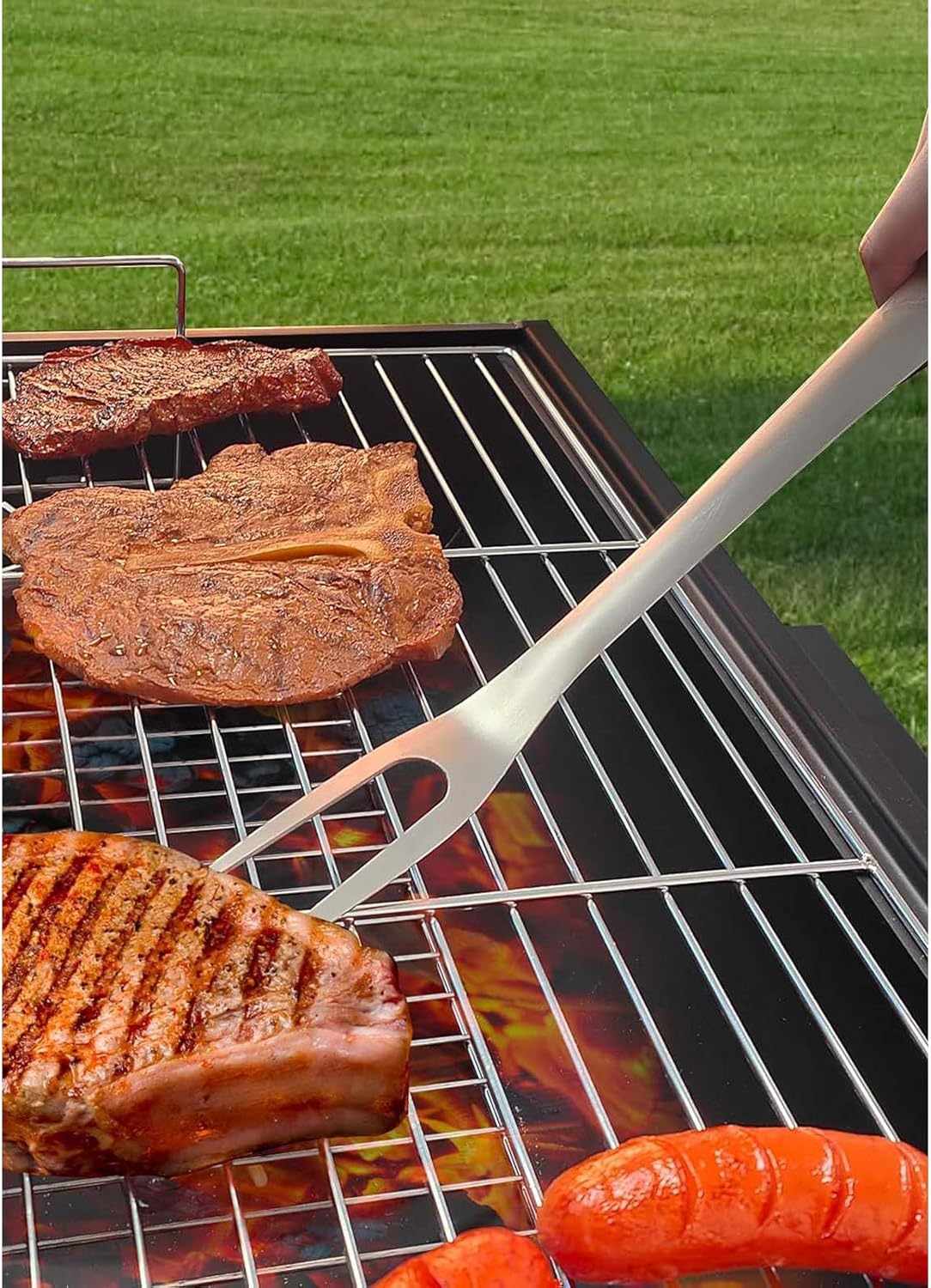 "Kit Completo de Parrilla en Acero Inoxidable"
