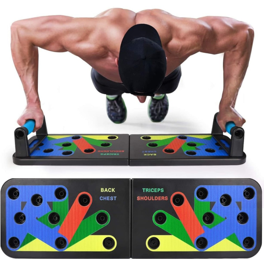 Tabla de Flexiones 9 en 1: Sistema de Entrenamiento Guiado