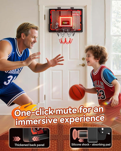Mini Canasta de Baloncesto con Marcador Electrónico
