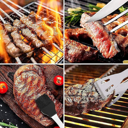 "Kit Completo de Parrilla en Acero Inoxidable"