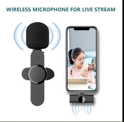 Micrófono Inalámbrico Profesional Plug & Play para Celular