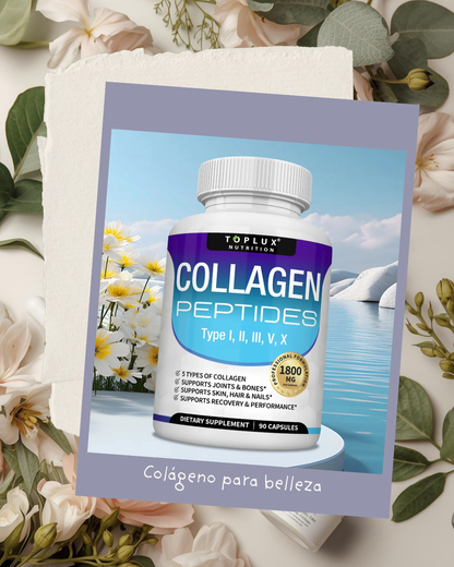 Colágeno 5 Tipos Premium para Piel y Articulaciones