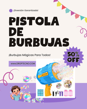 Bazuca Burbujero LED Ultra Potente