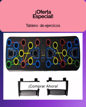 Tabla de Flexiones 9 en 1: Sistema de Entrenamiento Guiado